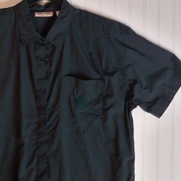Bobbie Brooks Sports Plus, Dark Green Button Up *Shirt 22W - Picture 1 of 7